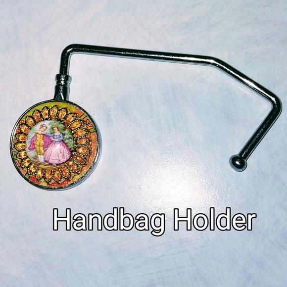 Limoges Jeweled Handbag Purse Hook - Picture 9 of 11